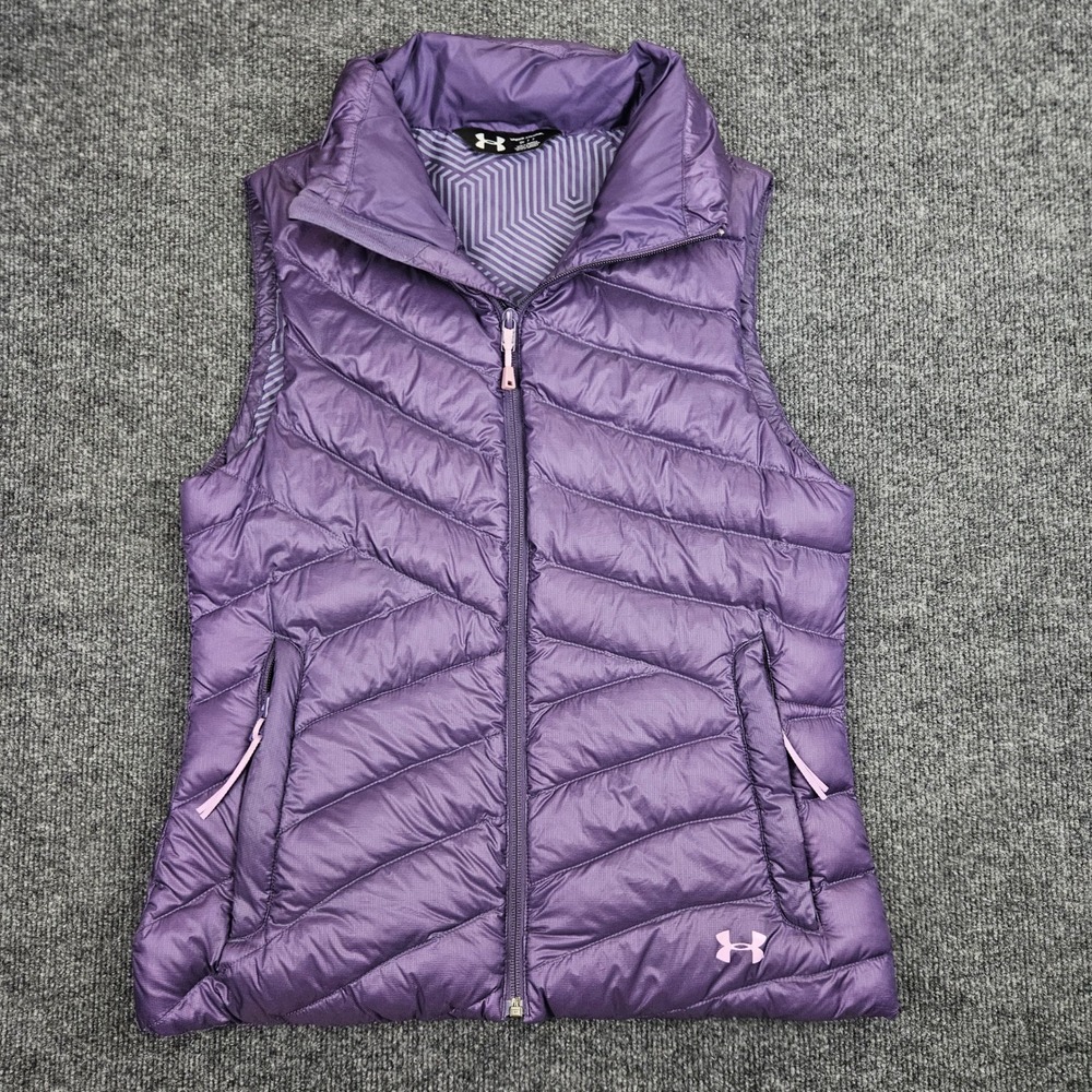 Under Armour ColdGear Infrared Uptown Vest Women S Purple Primaloft Down Puffer